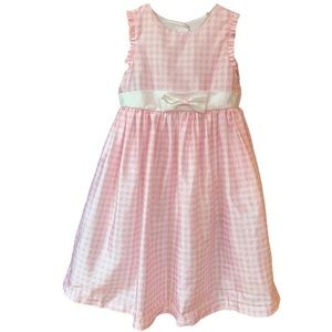 Perfectly Dressed‎ Pink & White Checked Dress 3T